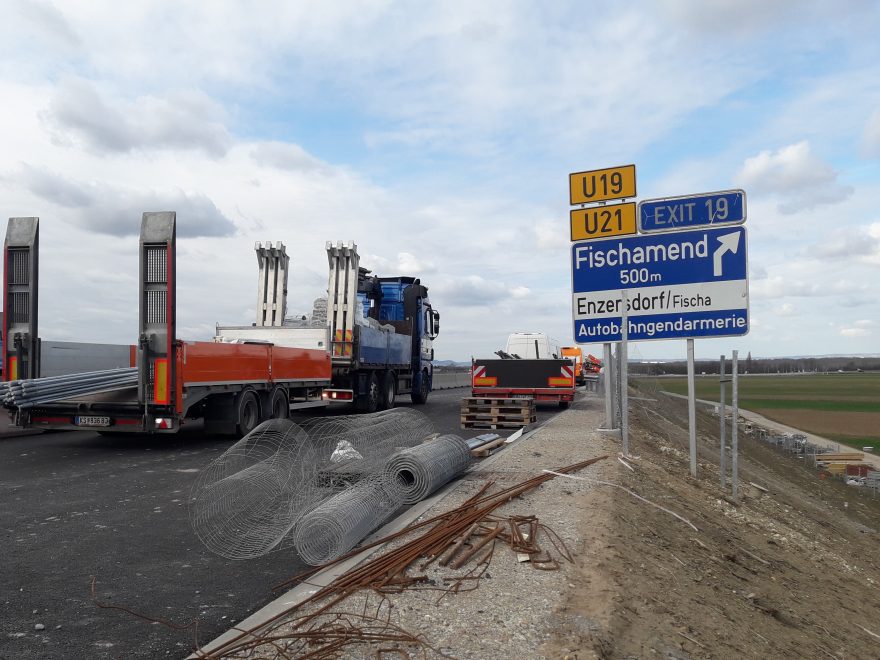 Verkehrsfreigabe der dritten Fahrspur auf der A4 zwischen Fischamend und Neusiedl