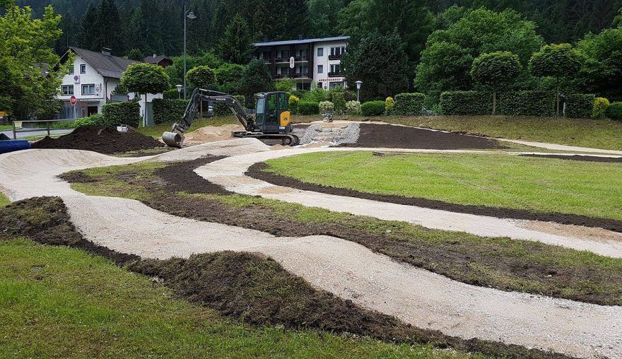 Mountainbike Übungsparcours Feld am See (Kärnten), Planung und Ausführung Mountainbike Übungsparcours Feld am See (Kärnten), Planung und Ausführung