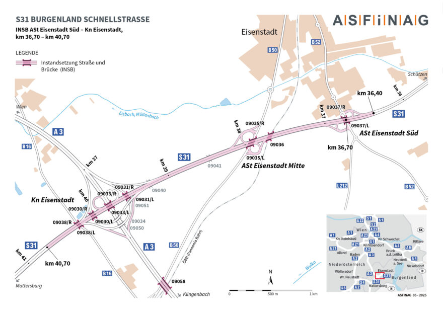 S31 Burgenland Schnellstraße ASt Eisenstadt Süd – Knoten Eisenstadt, Projektsteuerung